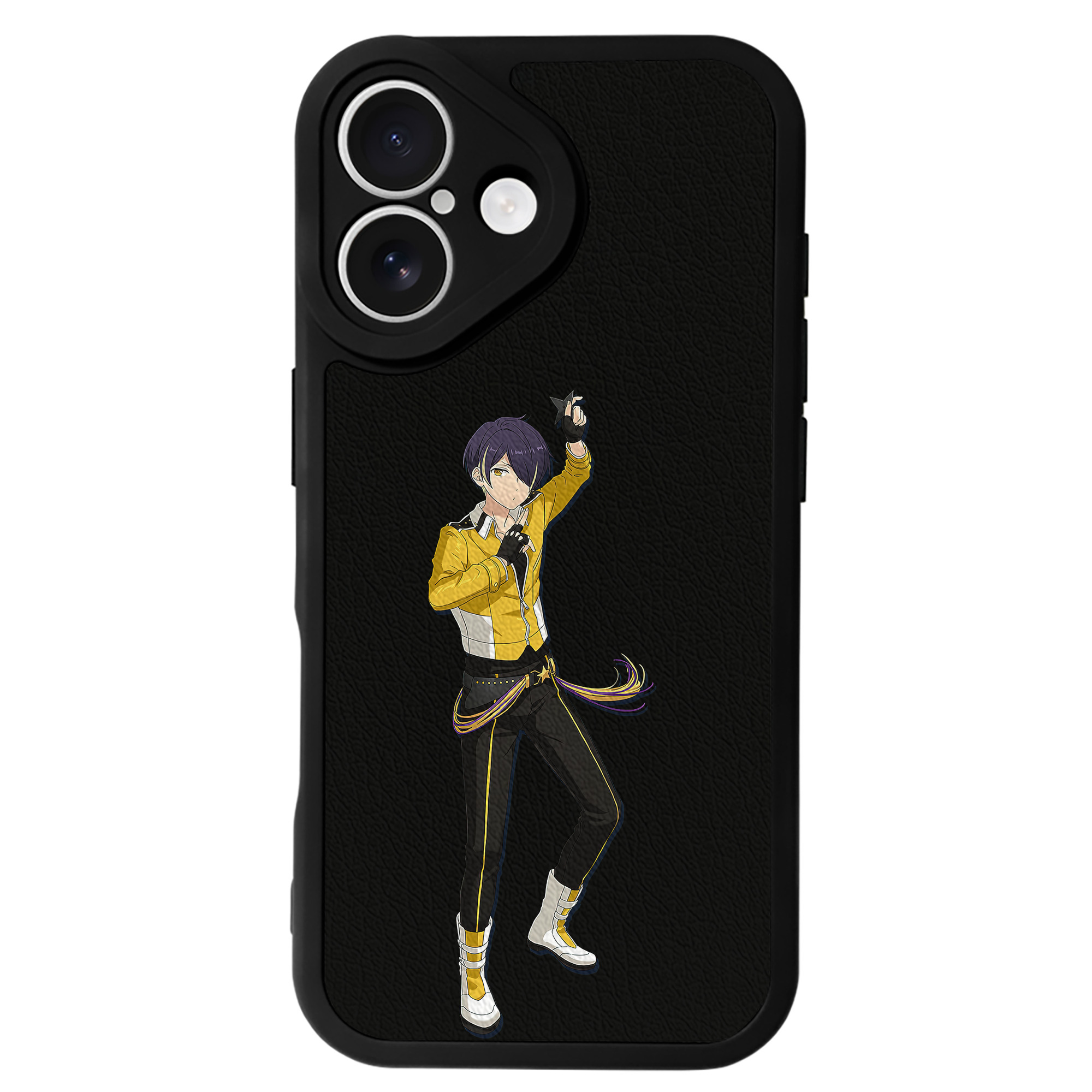 （画像用） あんさんぶるスターズ! Ensemble Stars 【iPhone 16シリーズ対応】シリコンスマホケース（レザー調） 材質：シリコン